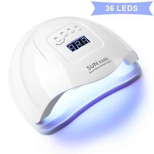 Lámpara LED UV Sun X5 Plus para manicura de uñas 36 LEDS